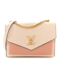 Louis Vuitton Soft Calfskin Mylockme Chain Bag BB Rose Trianon Quartz