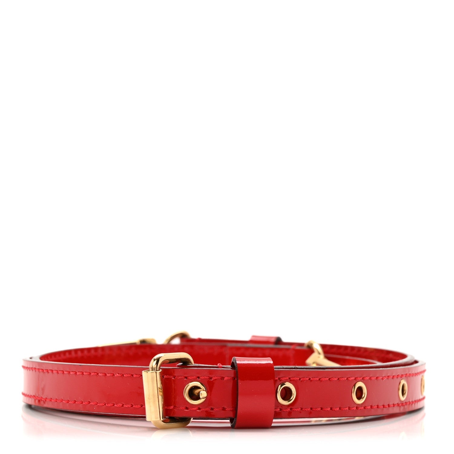 Louis Vuitton Vernis 16mm Adjustable Shoulder Strap Pomme D’Amour