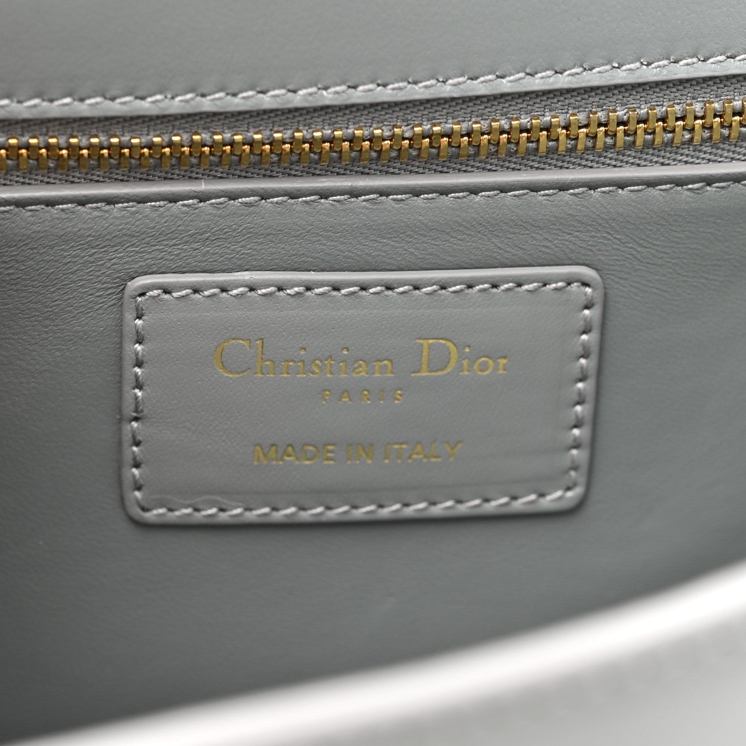 Christian Dior Box Calfskin 30 Montaigne Flap Bag Gray