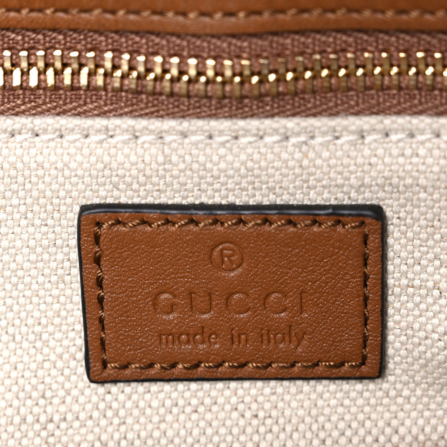 Gucci GG Supreme Monogram Horsebit 1955 Soft Small Shoulder Bag Beige Brown