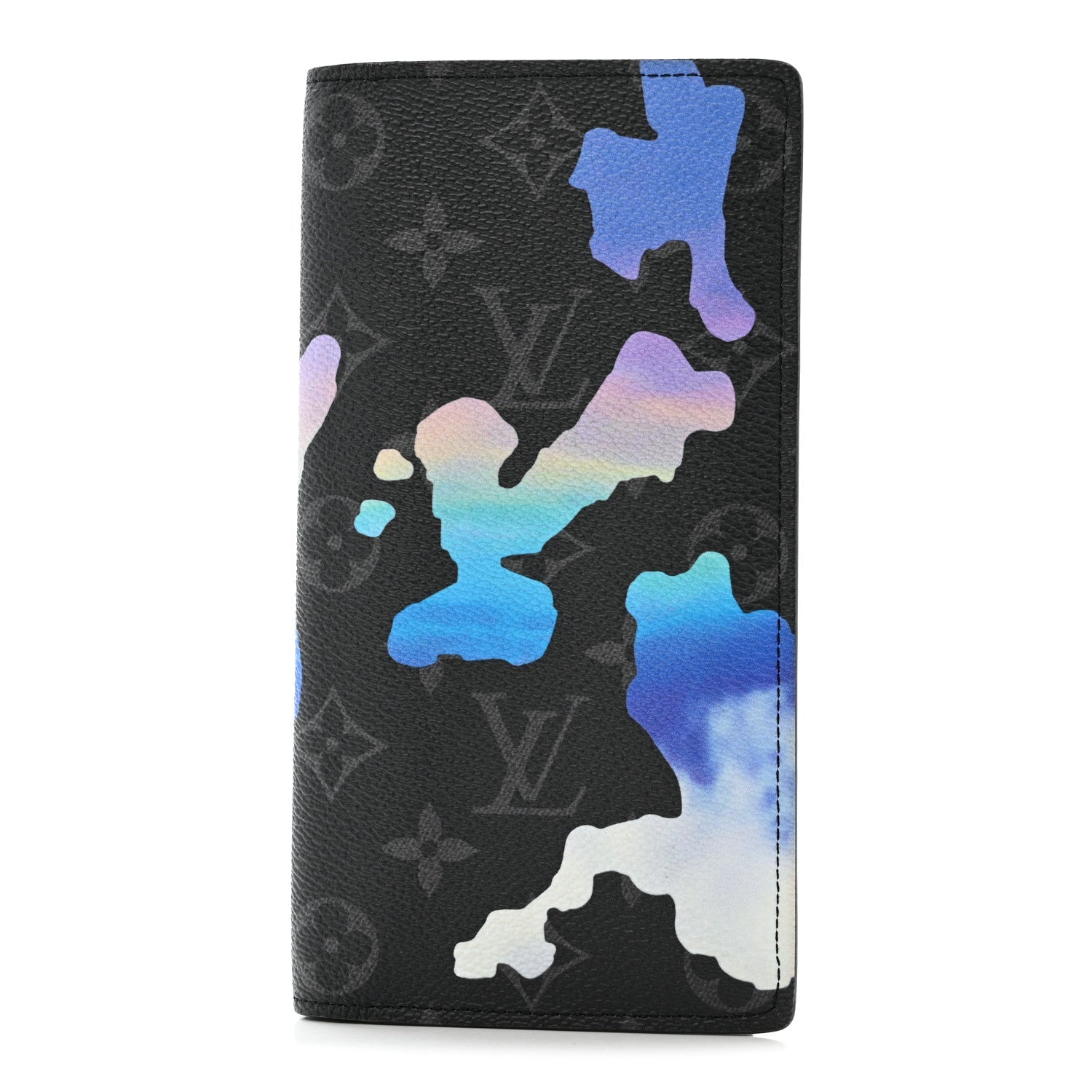 Louis Vuitton Monogram Eclipse Sunrise Brazza Wallet