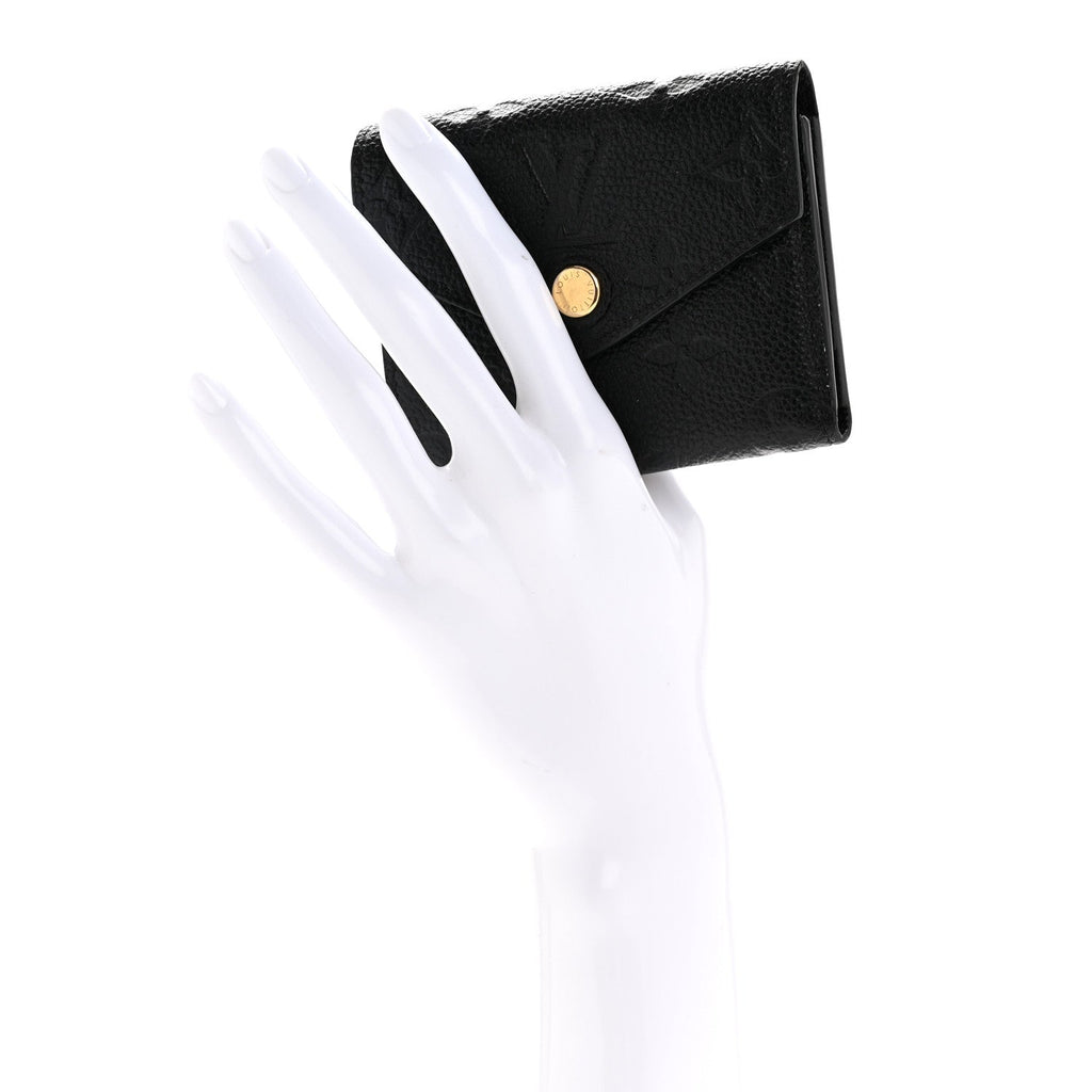 Louis Vuitton Empreinte Zoe Wallet Black