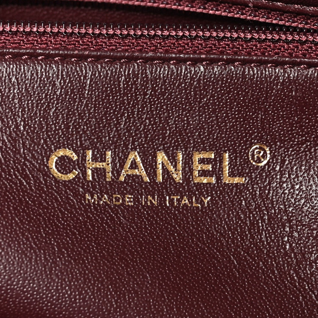Chanel Lambskin Quilted Large Diamond CC Flap Black