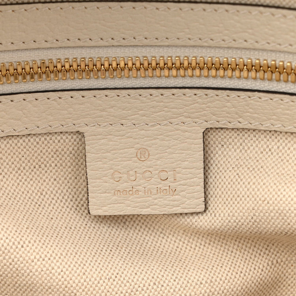Gucci GG Supreme Monogram Flora Web Small Ophidia Day Backpack White