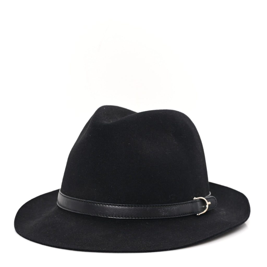 Gucci Felt Horsebit Hat L Black