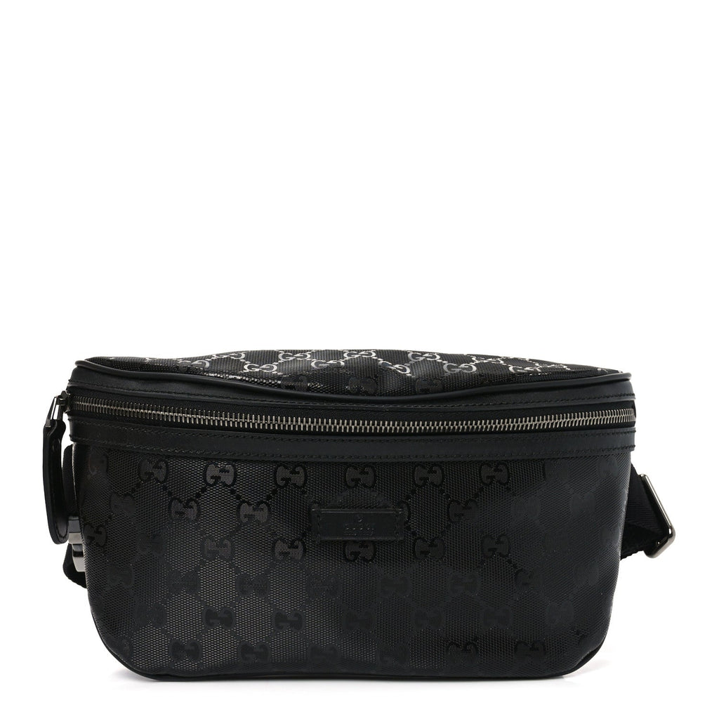 Gucci Imprime Monogram Belt Bag Black