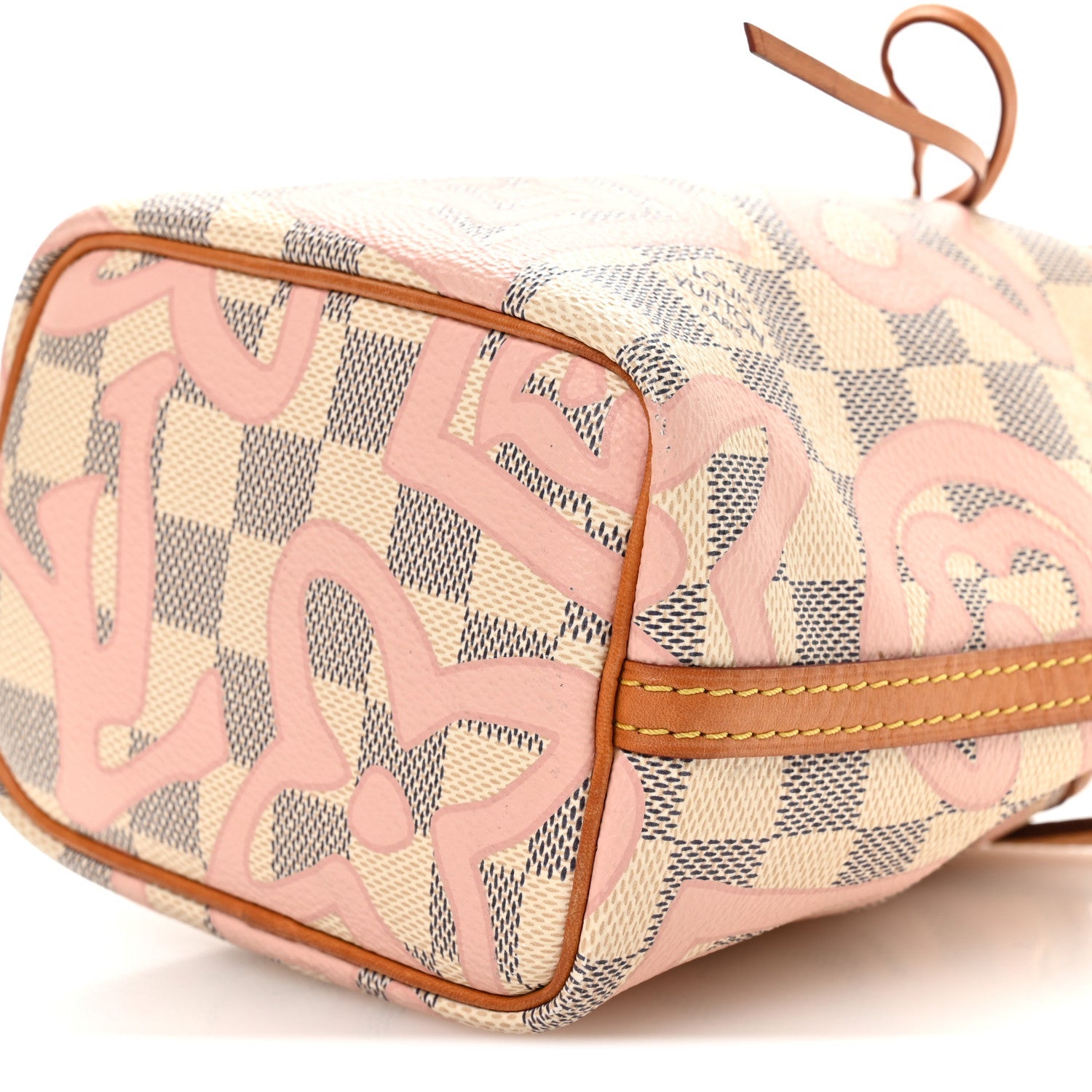 Louis Vuitton Damier Azur Tahitienne Nano Noe Rose Ballerine