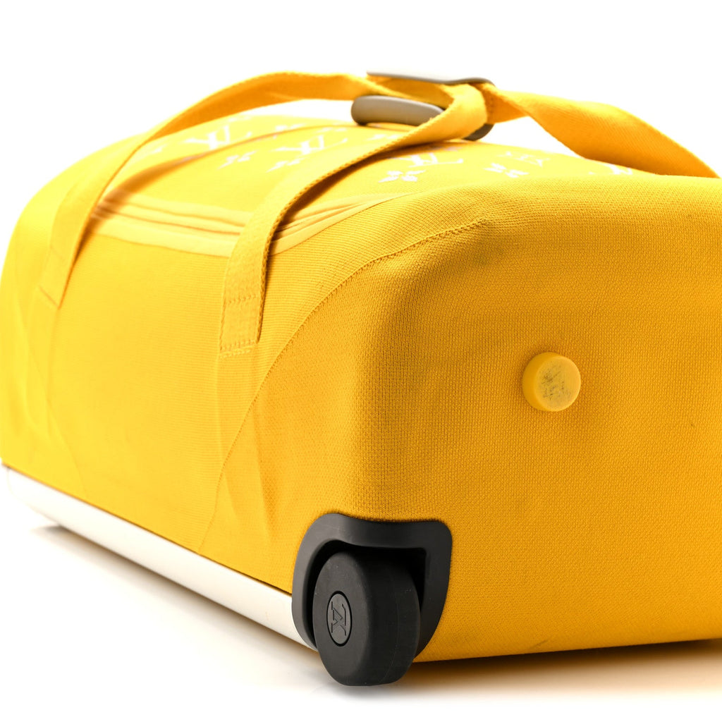 Louis Vuitton Knit Monogram Horizon Soft Duffle 55 Jaune