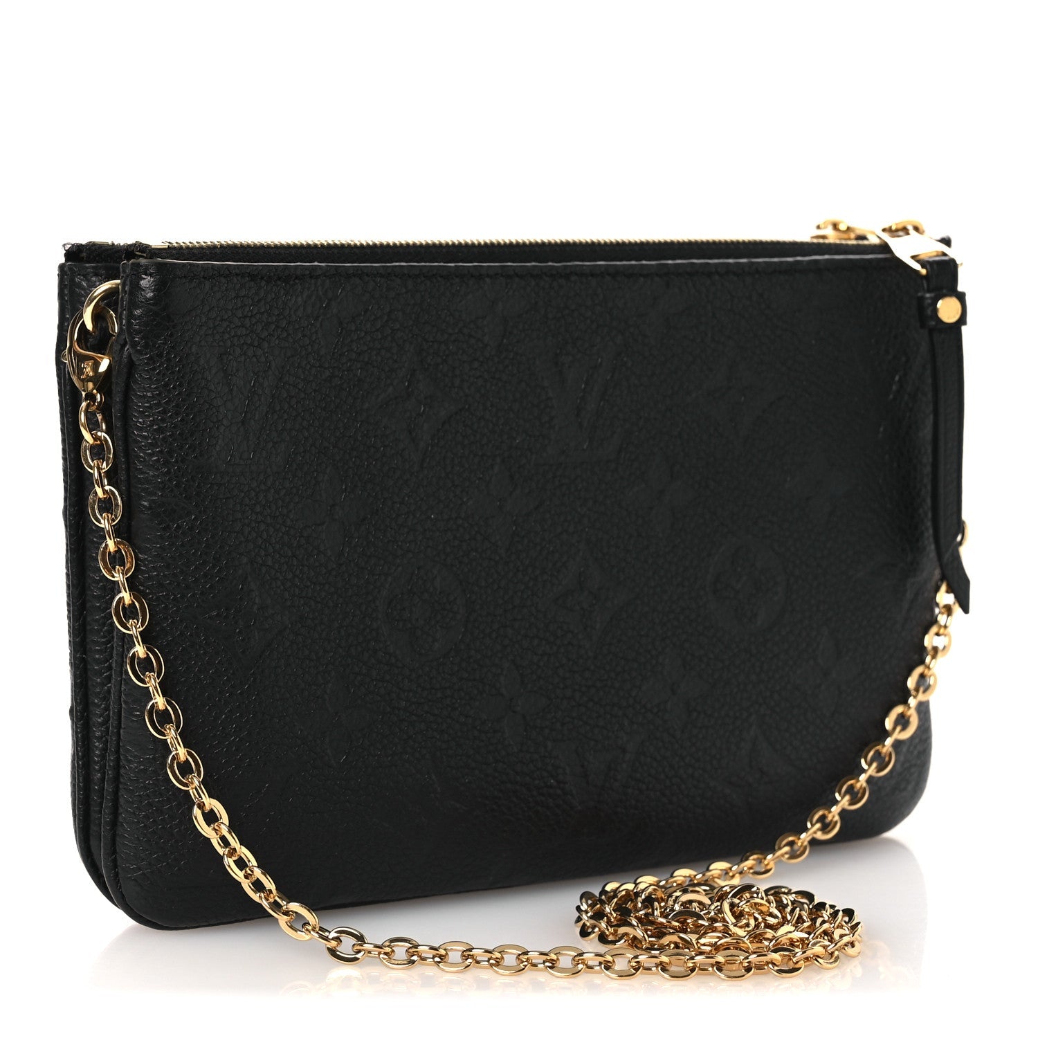 Louis Vuitton Empreinte Double Zip Pochette Black