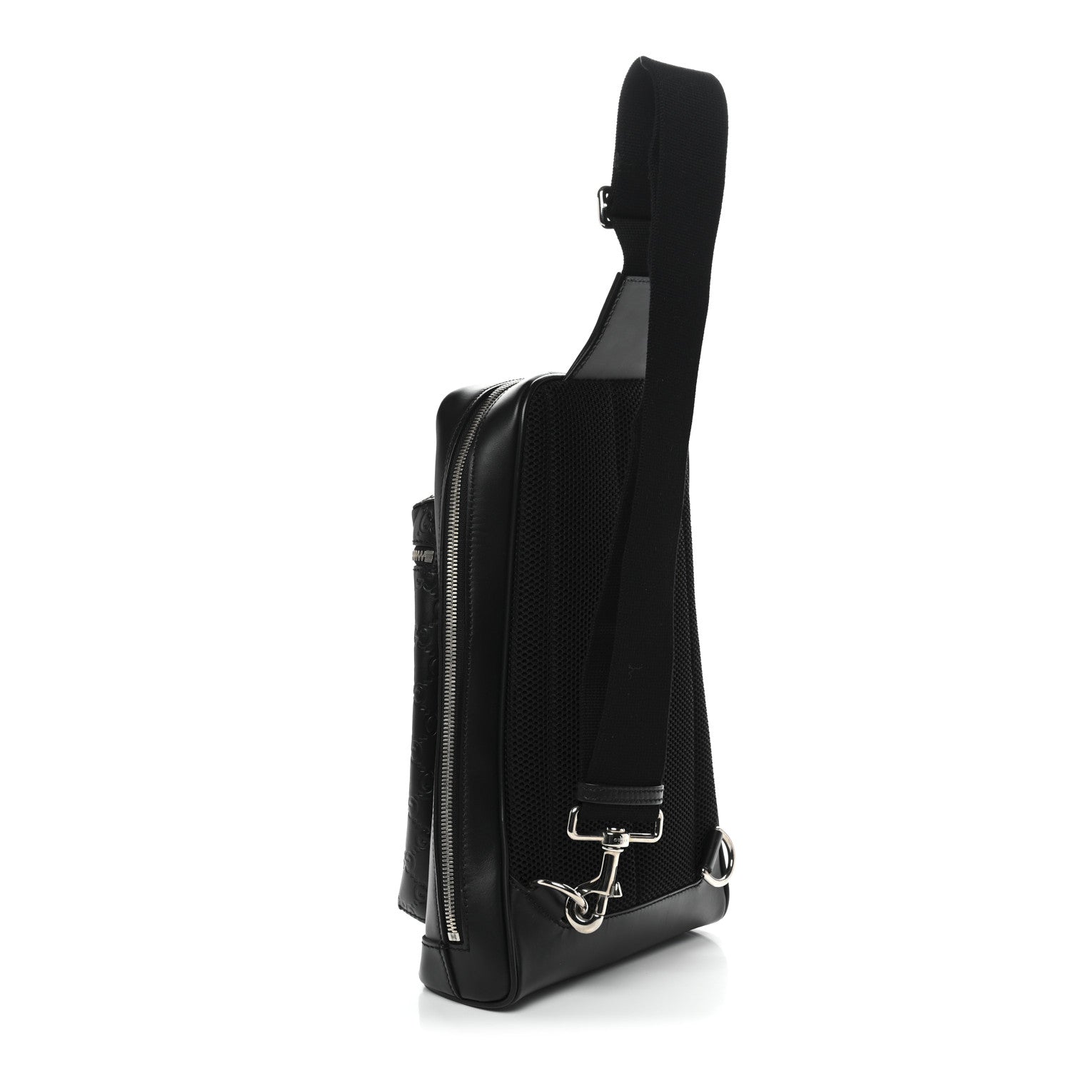 Gucci Guccissima Sling Backpack Black