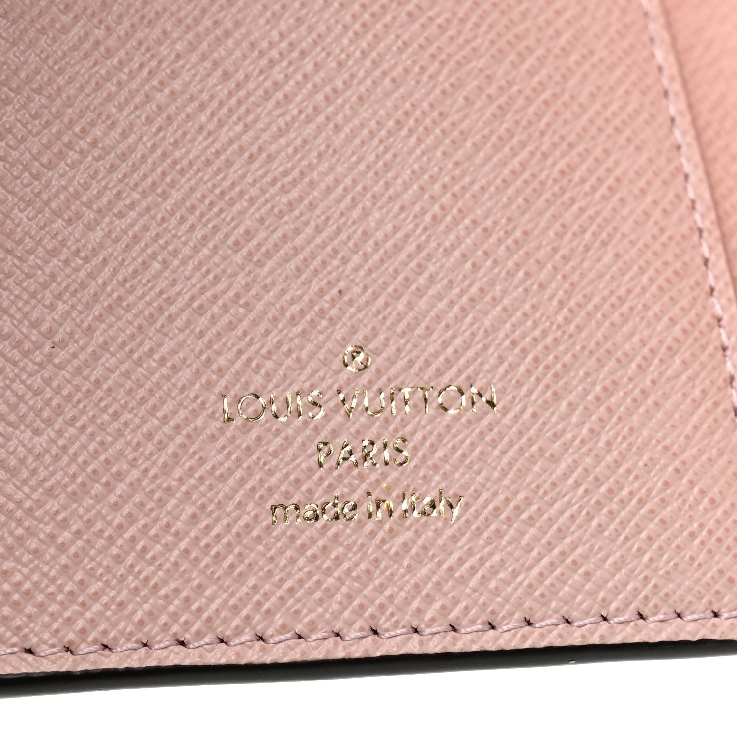 Louis Vuitton Damier Ebene Victorine Wallet Rose Ballerine