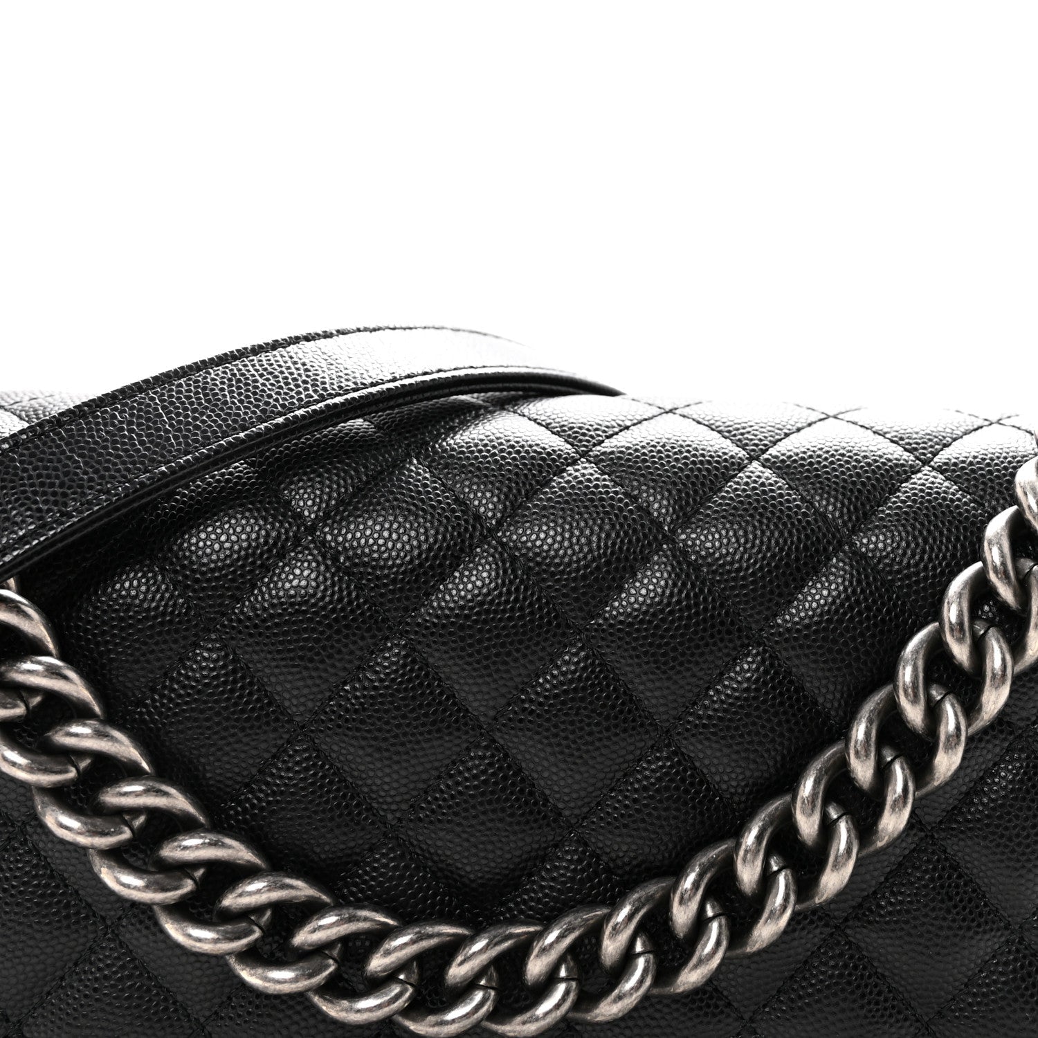 Chanel Caviar Quilted Medium Boy Flap Black
