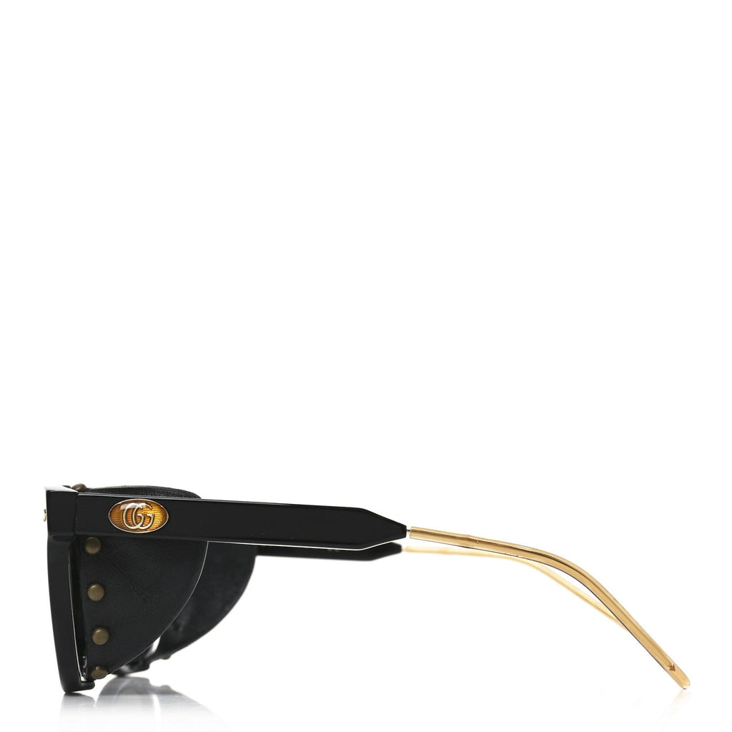 Gucci Acetate Square Frame Sunglasses GG0671S Black