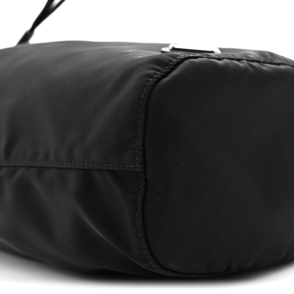 Prada Nylon Vela Drawstring Pouch Black