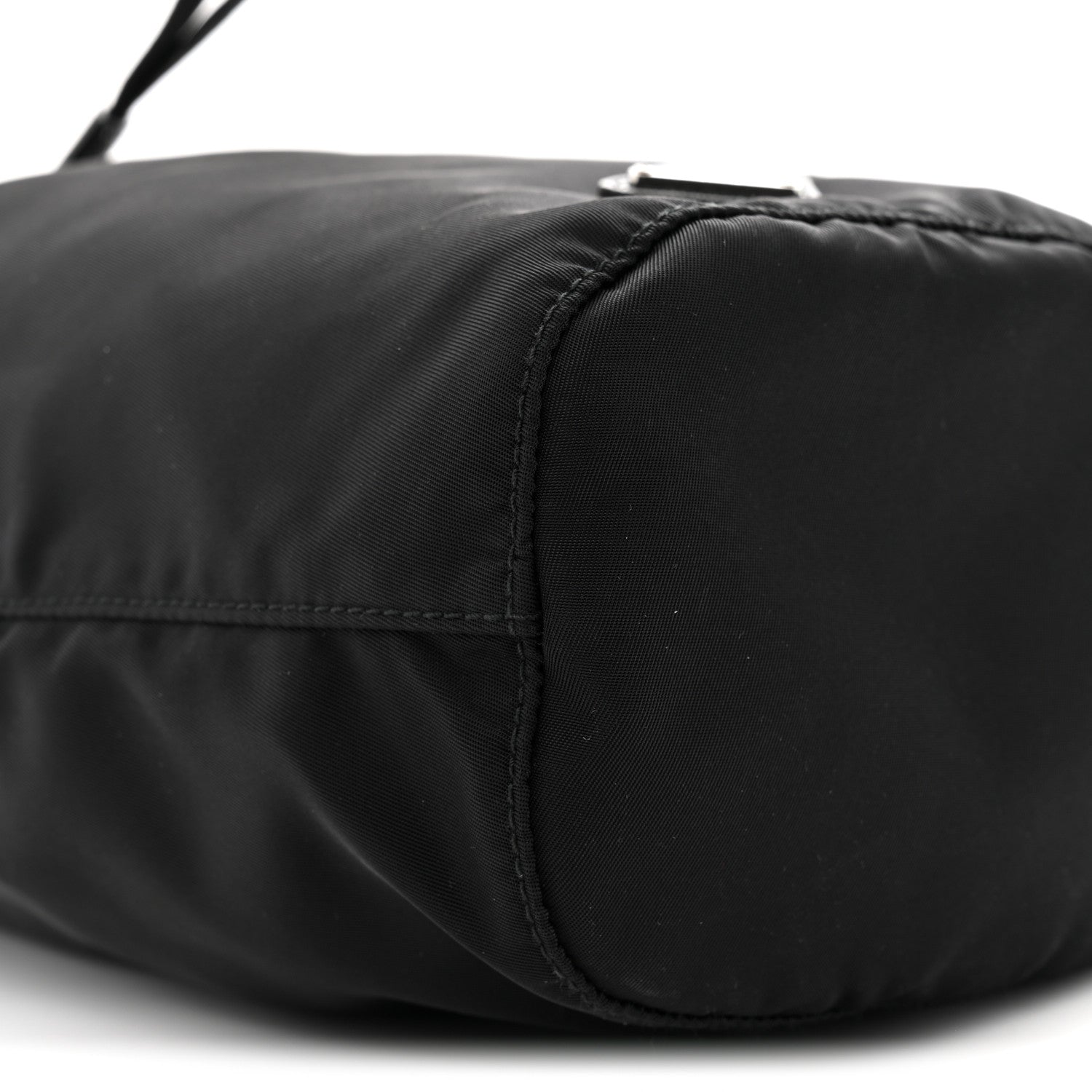 Prada Nylon Vela Drawstring Pouch Black