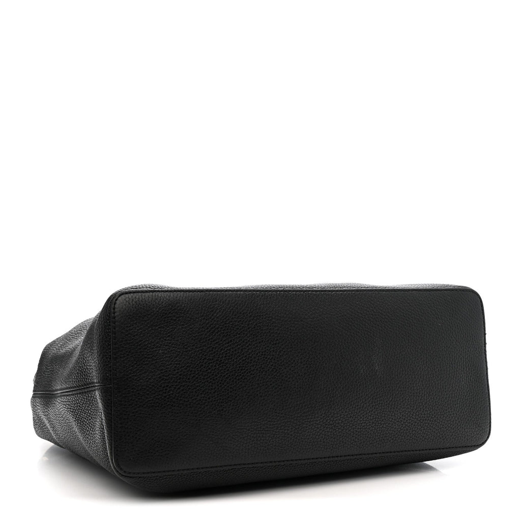 Gucci Pebbled Calfskin Large Soho Hobo Black