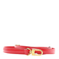 Louis Vuitton Calfskin 16mm Adjustable Shoulder Strap Red