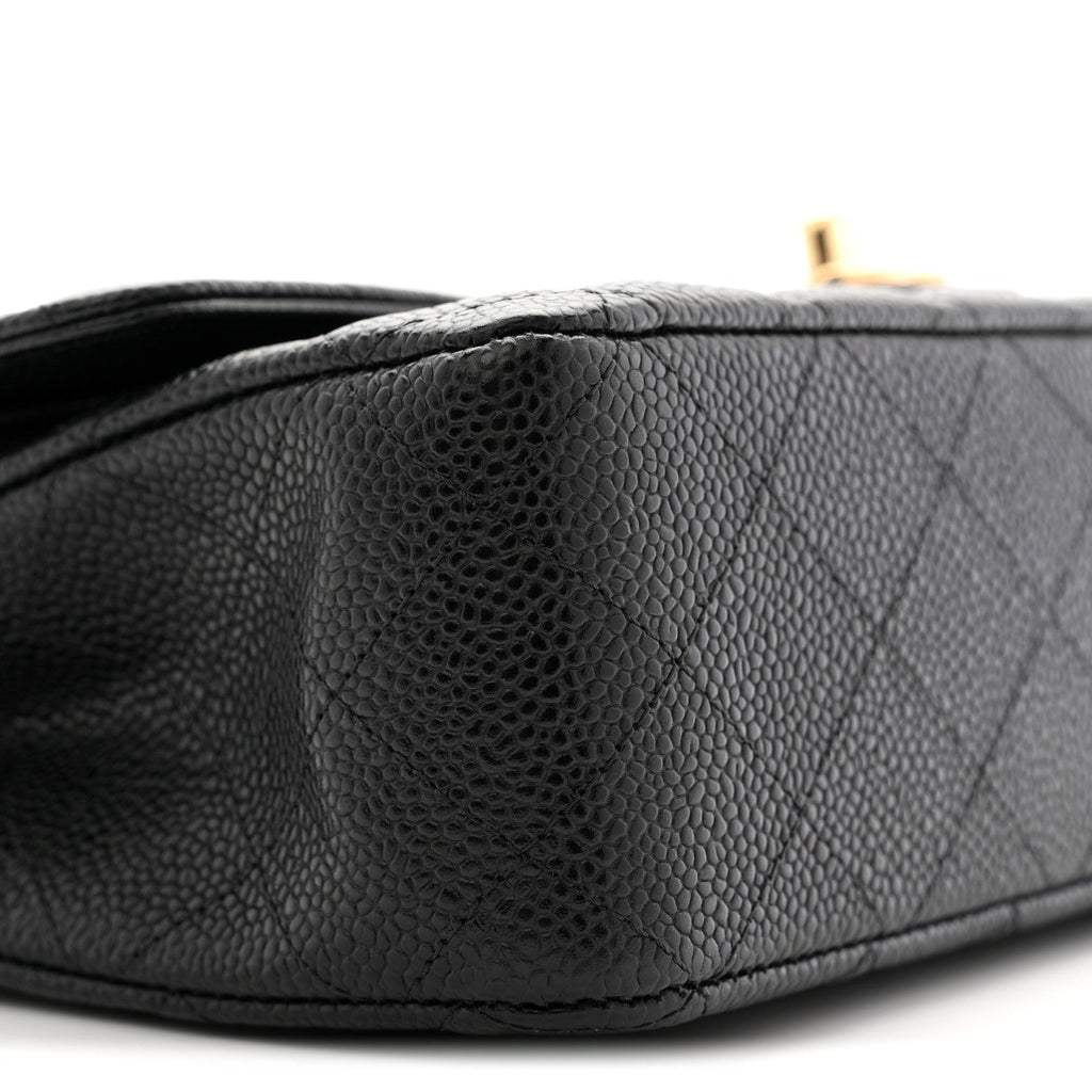 Chanel Caviar Quilted Medium Double Flap Black