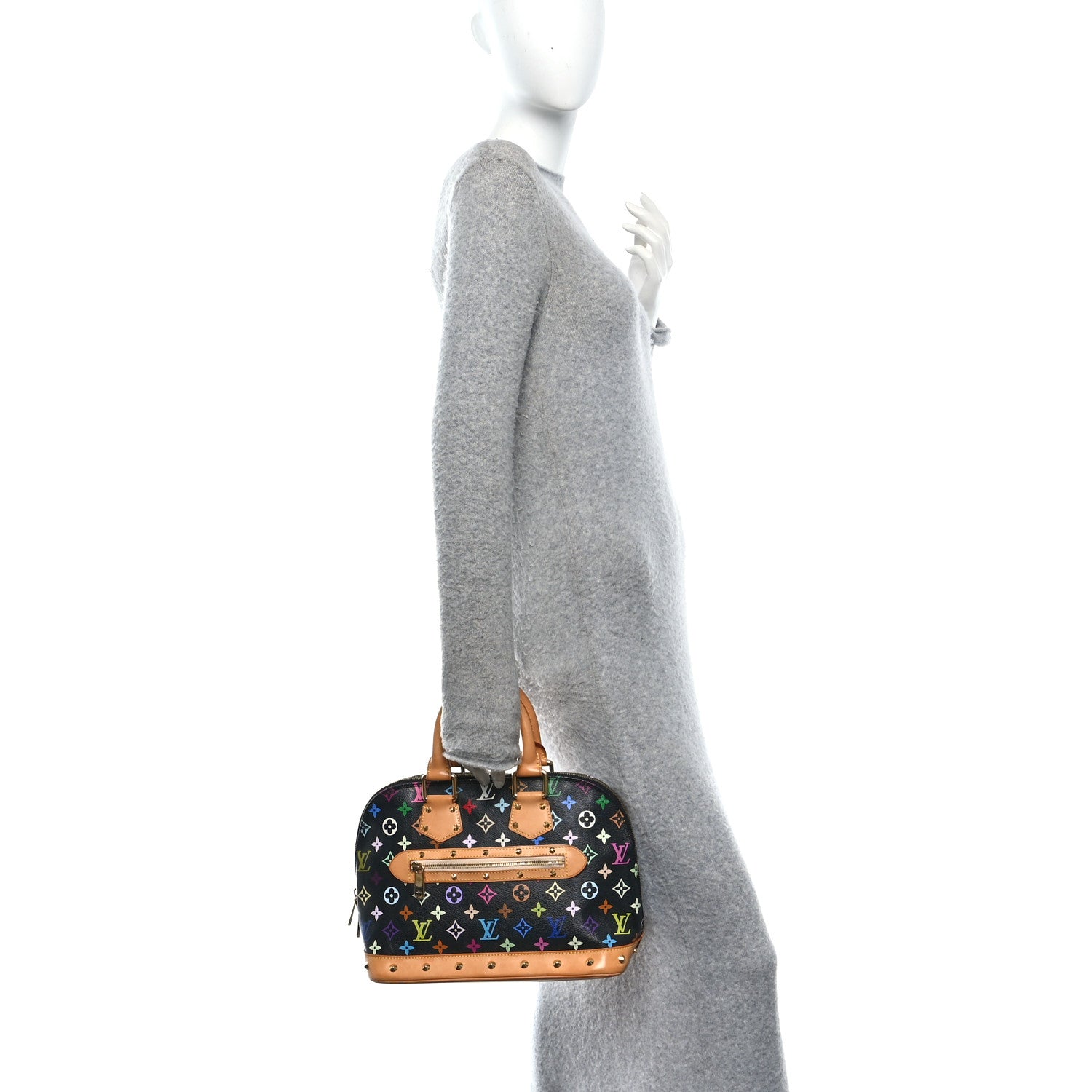 Louis Vuitton Monogram Multicolor Alma PM Black