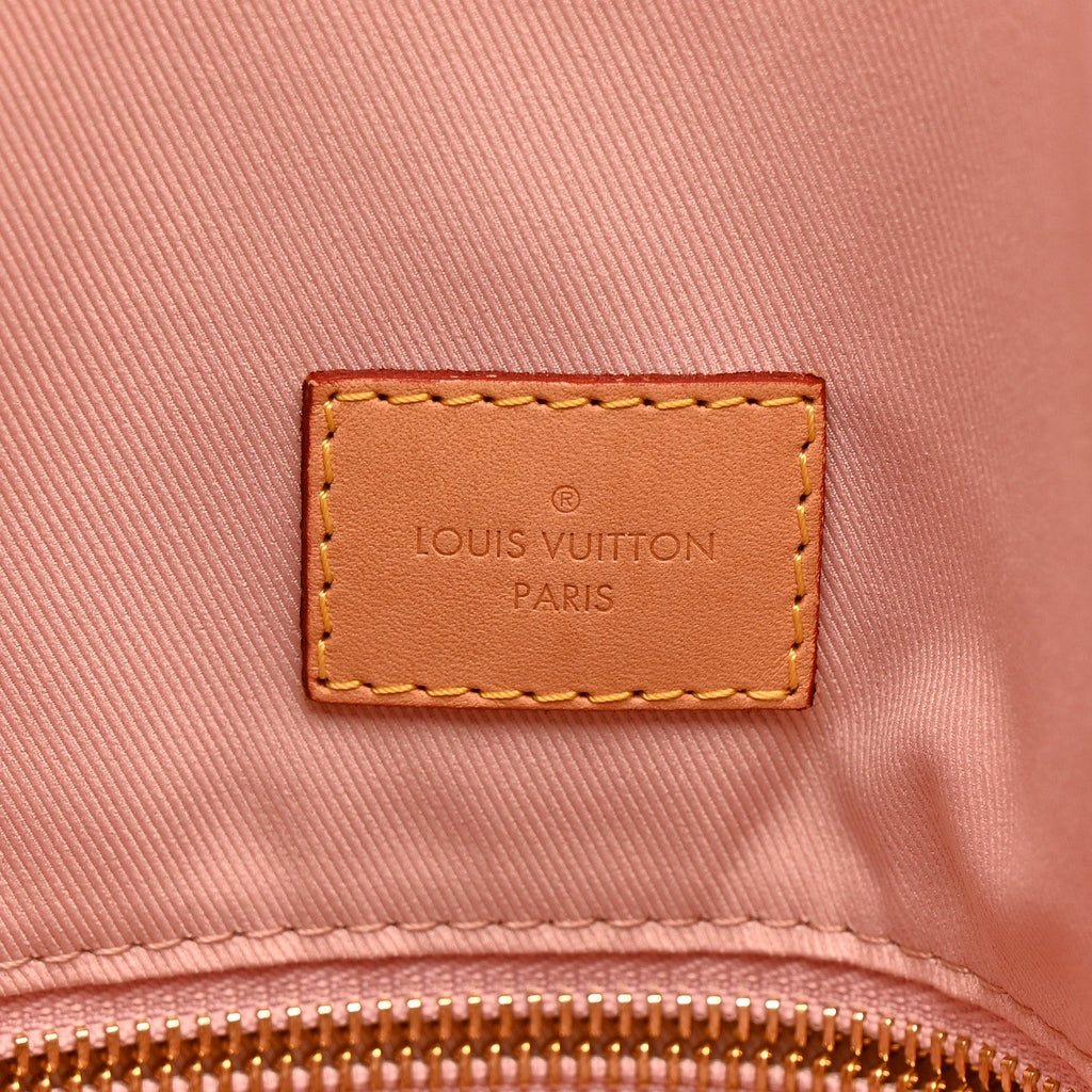 Louis Vuitton Damier Azur Graceful MM Rose Ballerine