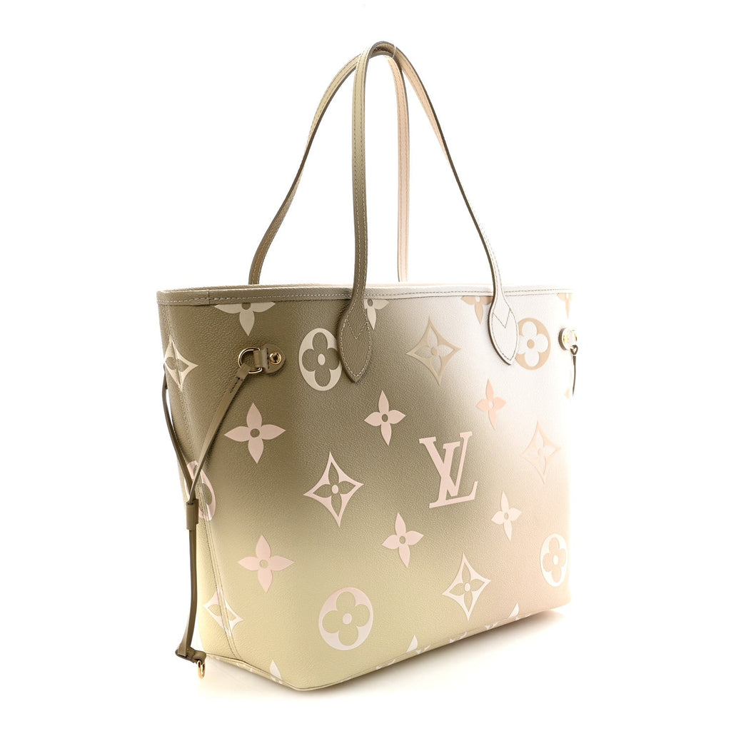Louis Vuitton Monogram Giant Spring In The City Neverfull MM Sunset Kaki