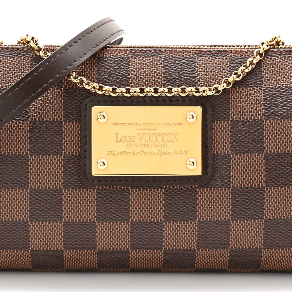Louis Vuitton Damier Ebene Eva Clutch
