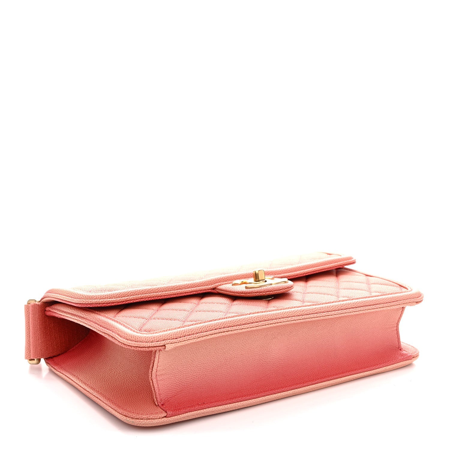Chanel Caviar Quilted Medium Sunset On The Sea Flap Coral