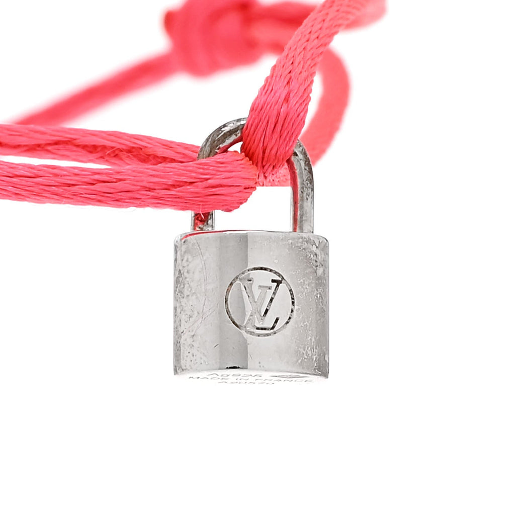 Louis Vuitton X UNICEF Sterling Silver Lockit Bracelet Freesia