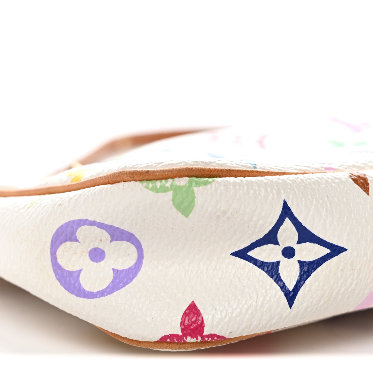 Louis Vuitton Monogram Multicolor Pochette Accessories White