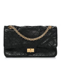 Chanel Lambskin Quilted Crush 2.55 Reissue 225 Flap Black
