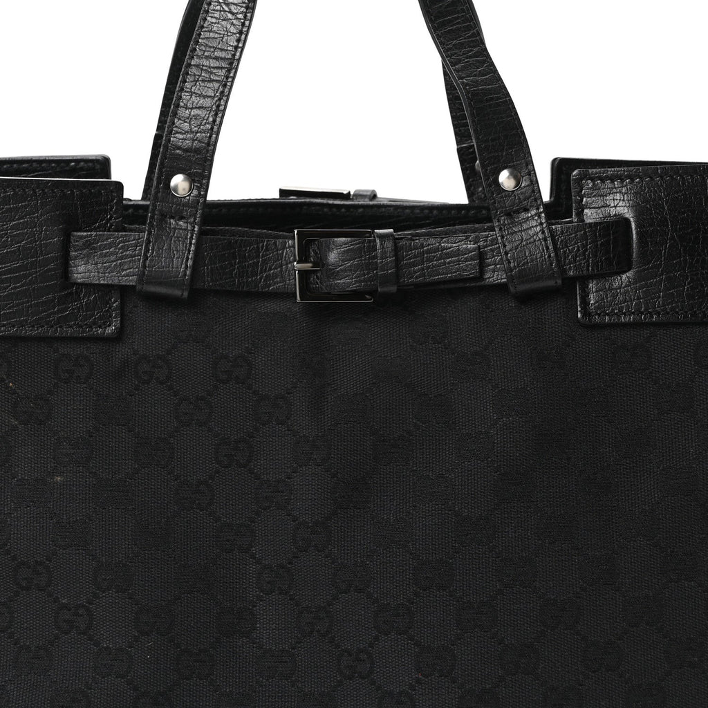 Gucci Monogram Large Tote Black