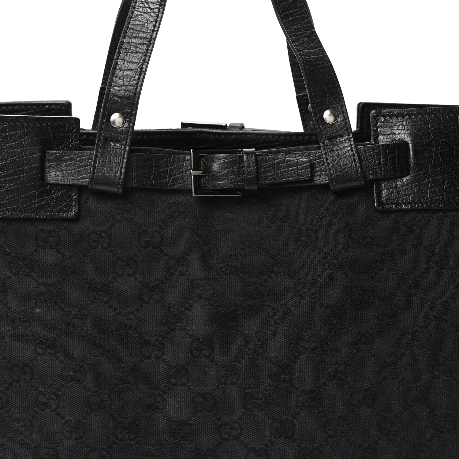 Gucci Monogram Large Tote Black