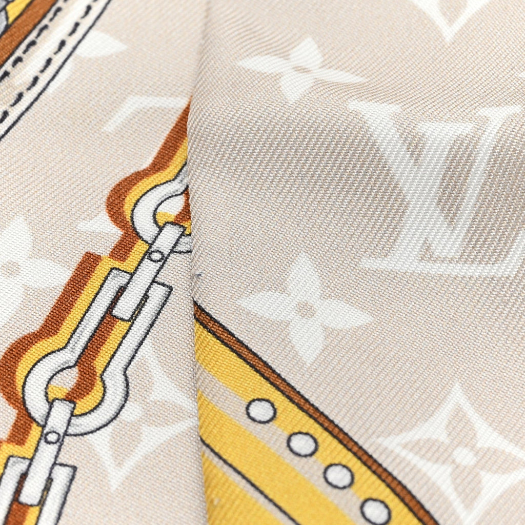 Louis Vuitton Silk Mix And Straps Bandeau Beige Clair