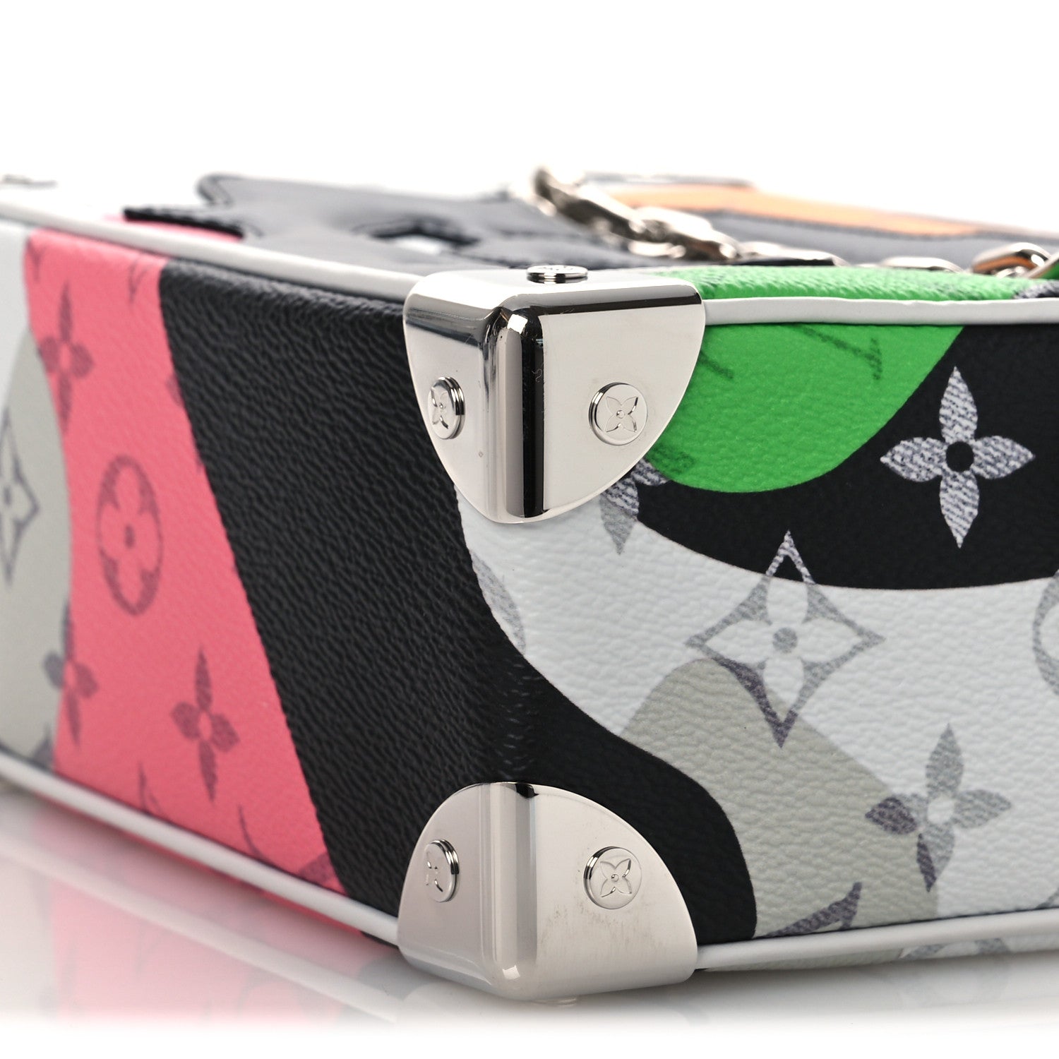 Louis Vuitton Monogram Patchwork Mini Soft Trunk Multicolor