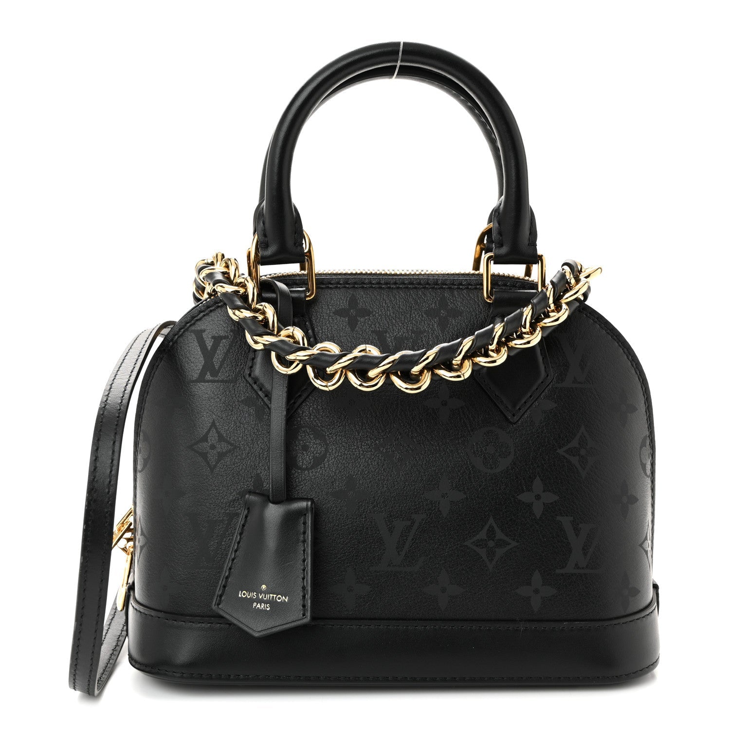 Louis Vuitton Monogram Ink Alma BB Black