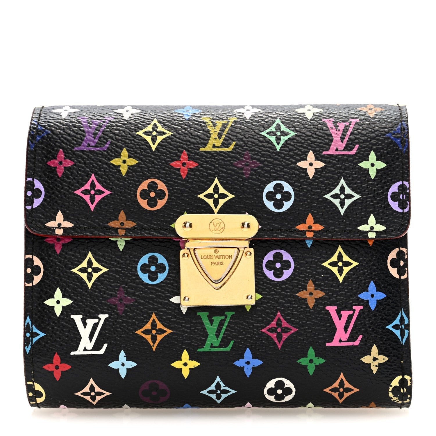 Louis Vuitton Monogram Multicolor Koala Wallet Black