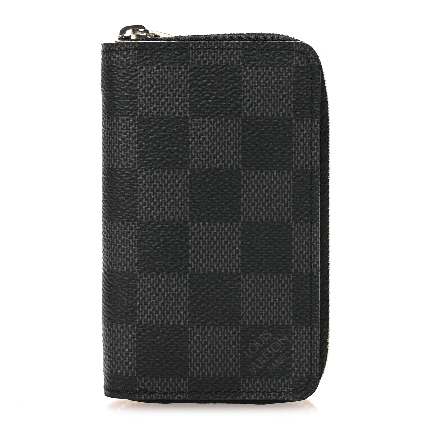Louis Vuitton Damier Graphite Zippy Coin Purse Vertical