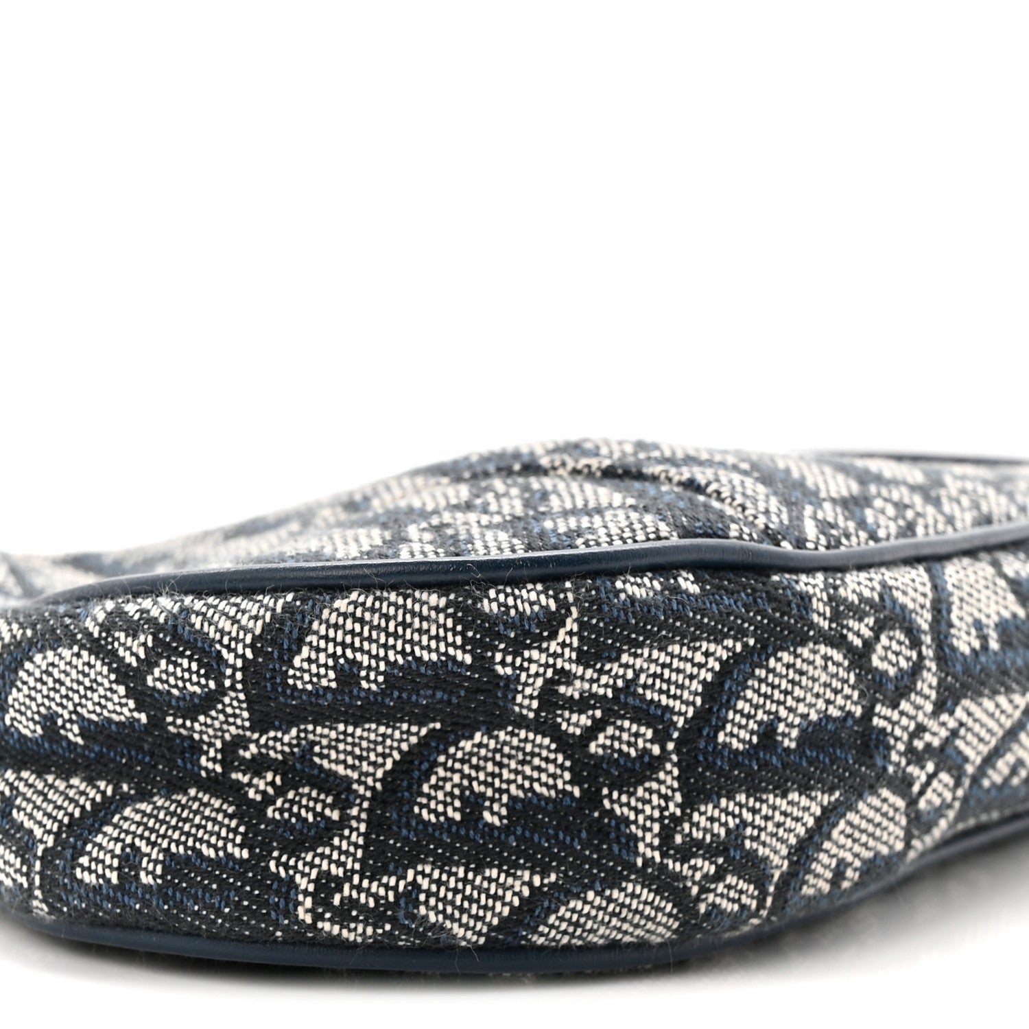 Christian Dior Monogram Mini Saddle Pochette Navy
