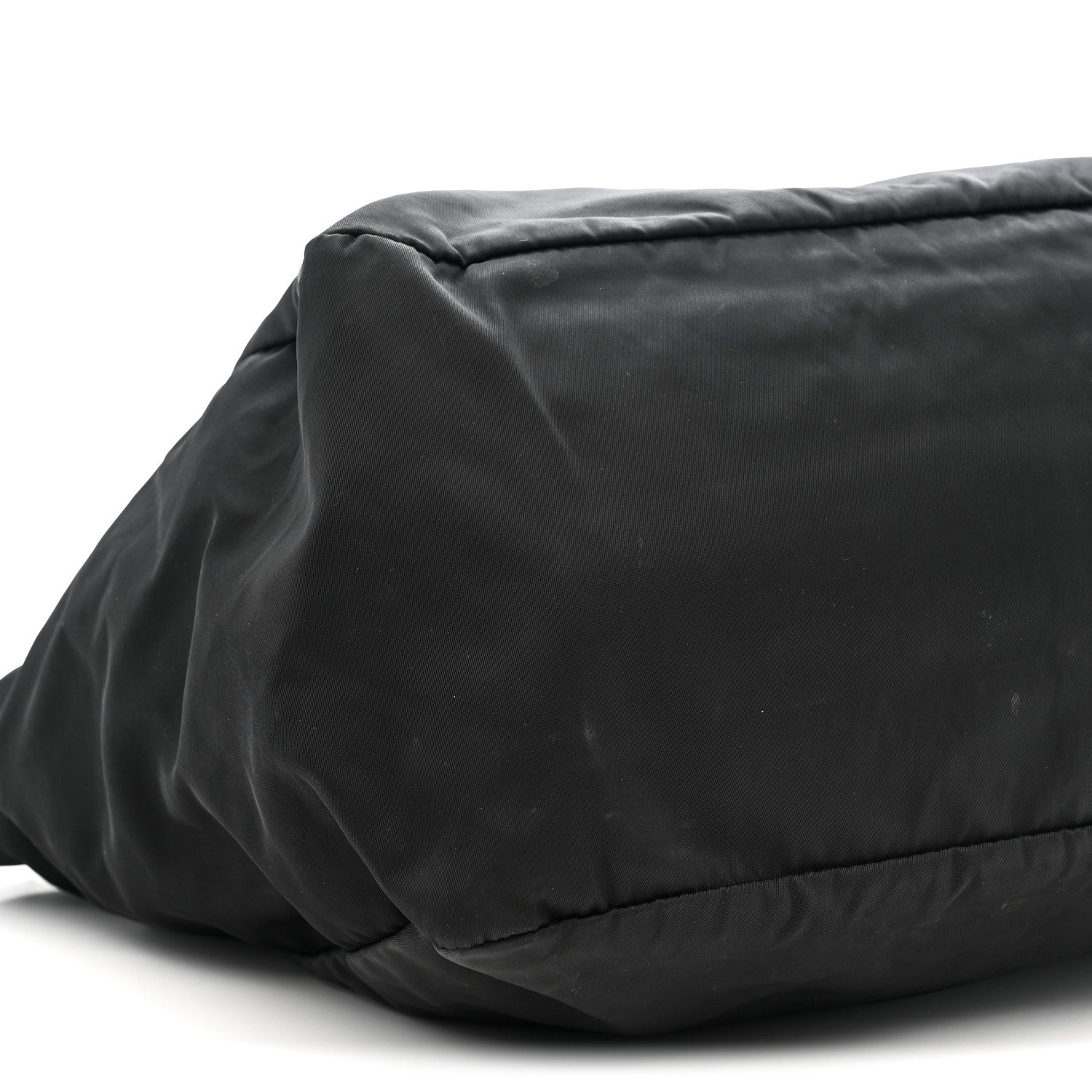 Prada Tessuto Nylon Zip Convertible Tote Black