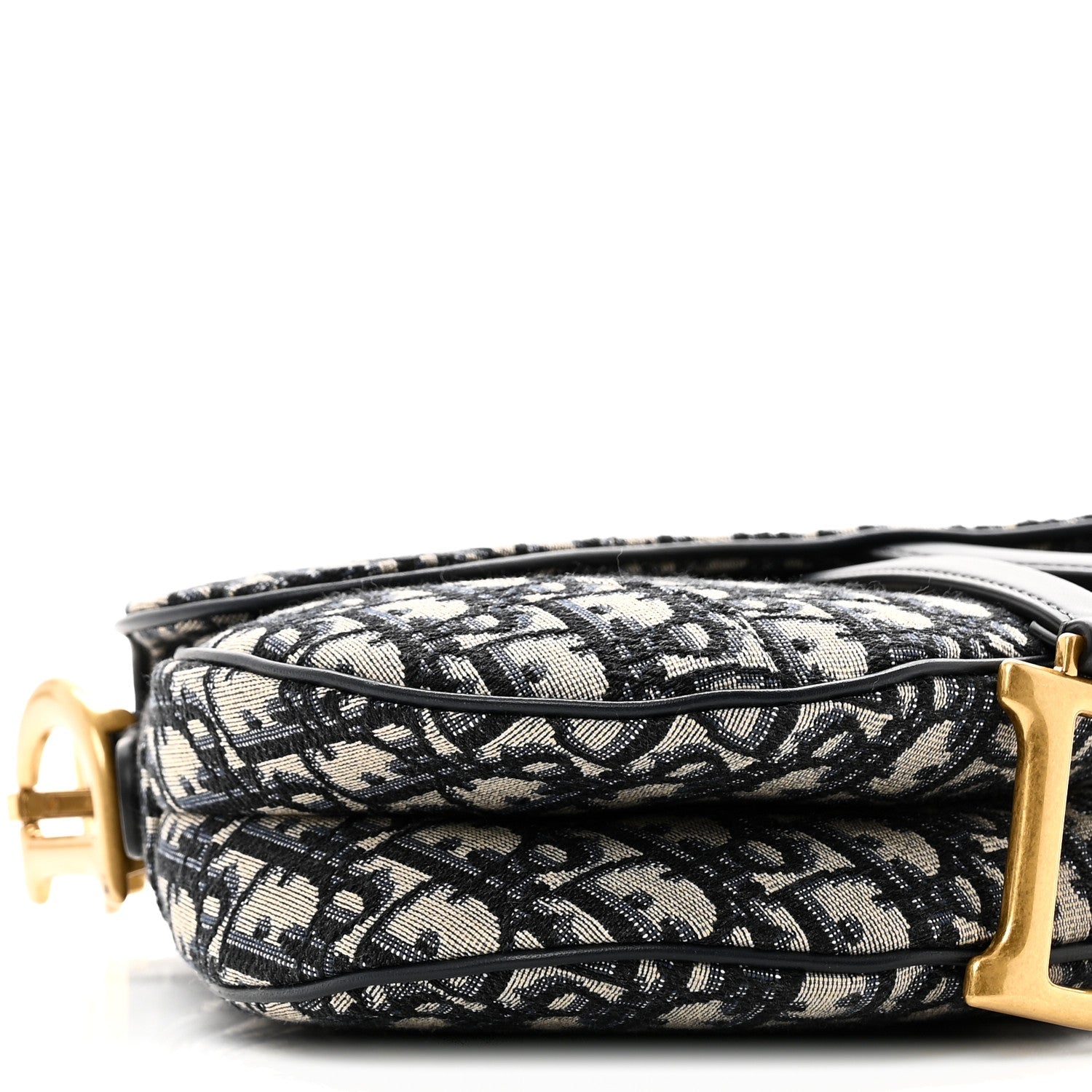 Christian Dior Oblique Saddle Bag Blue