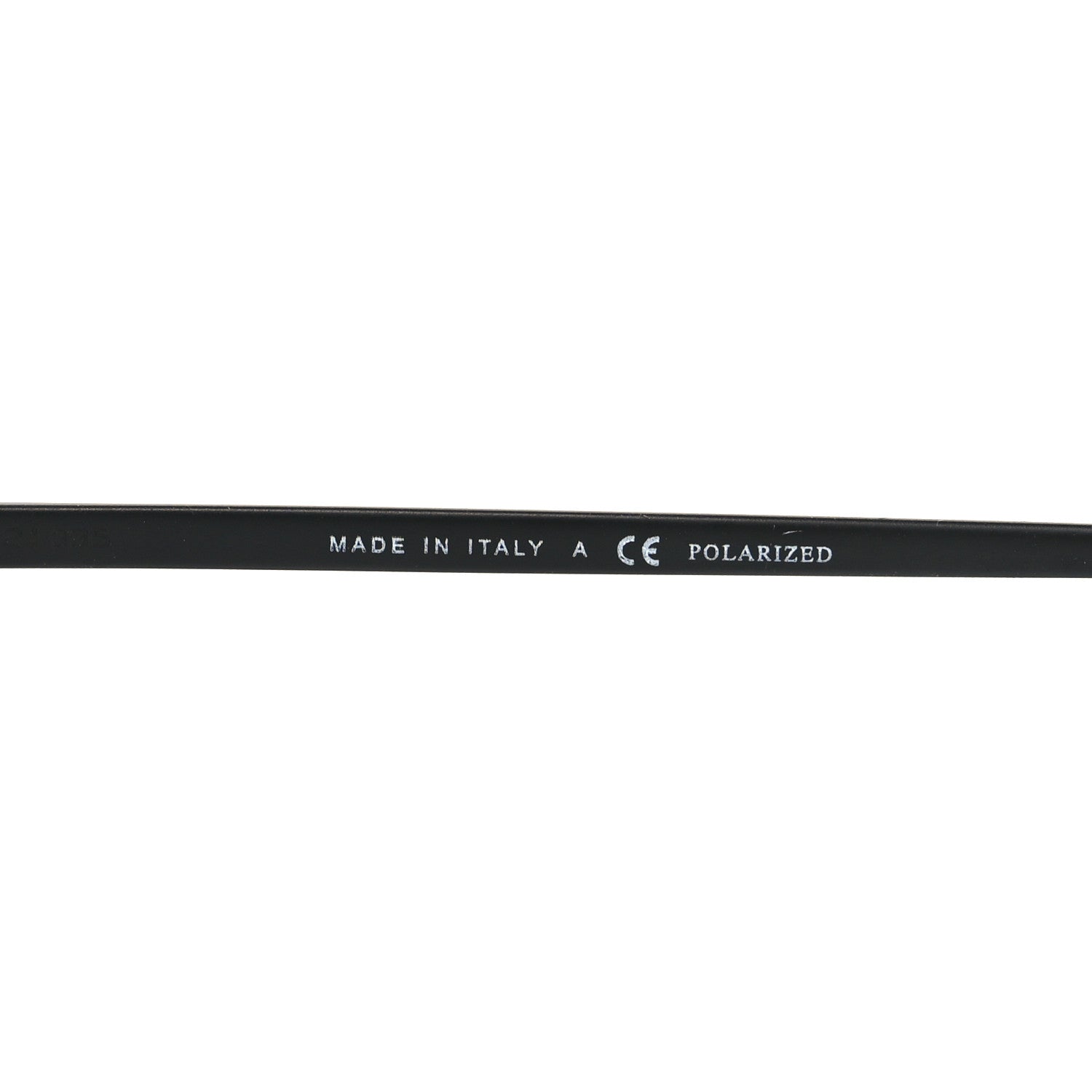 Metal Crystal Polarized Sunglasses 4258-B Black