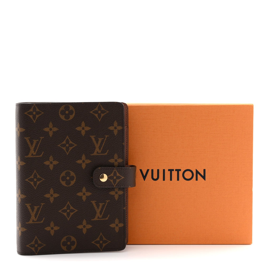 Louis Vuitton Monogram Medium Ring Agenda Cover