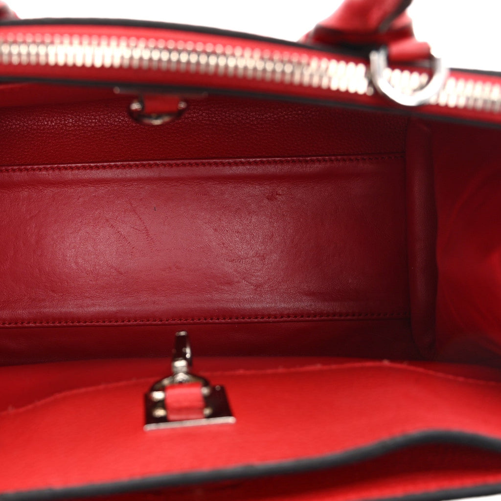 Louis Vuitton Taurillon City Steamer PM Rouge