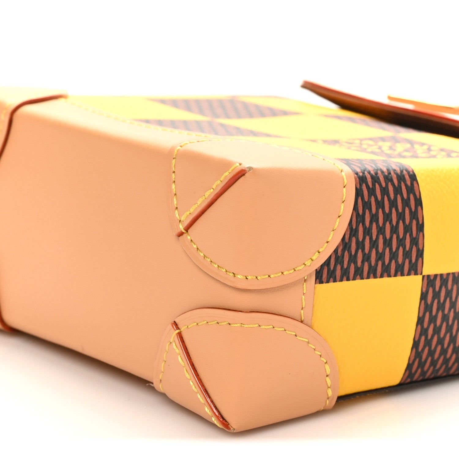 Louis Vuitton Damier Pop Nano Steamer Yellow
