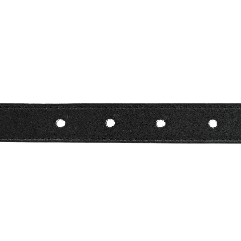 Gucci Calfskin Double G 20mm Belt 80 32 Black