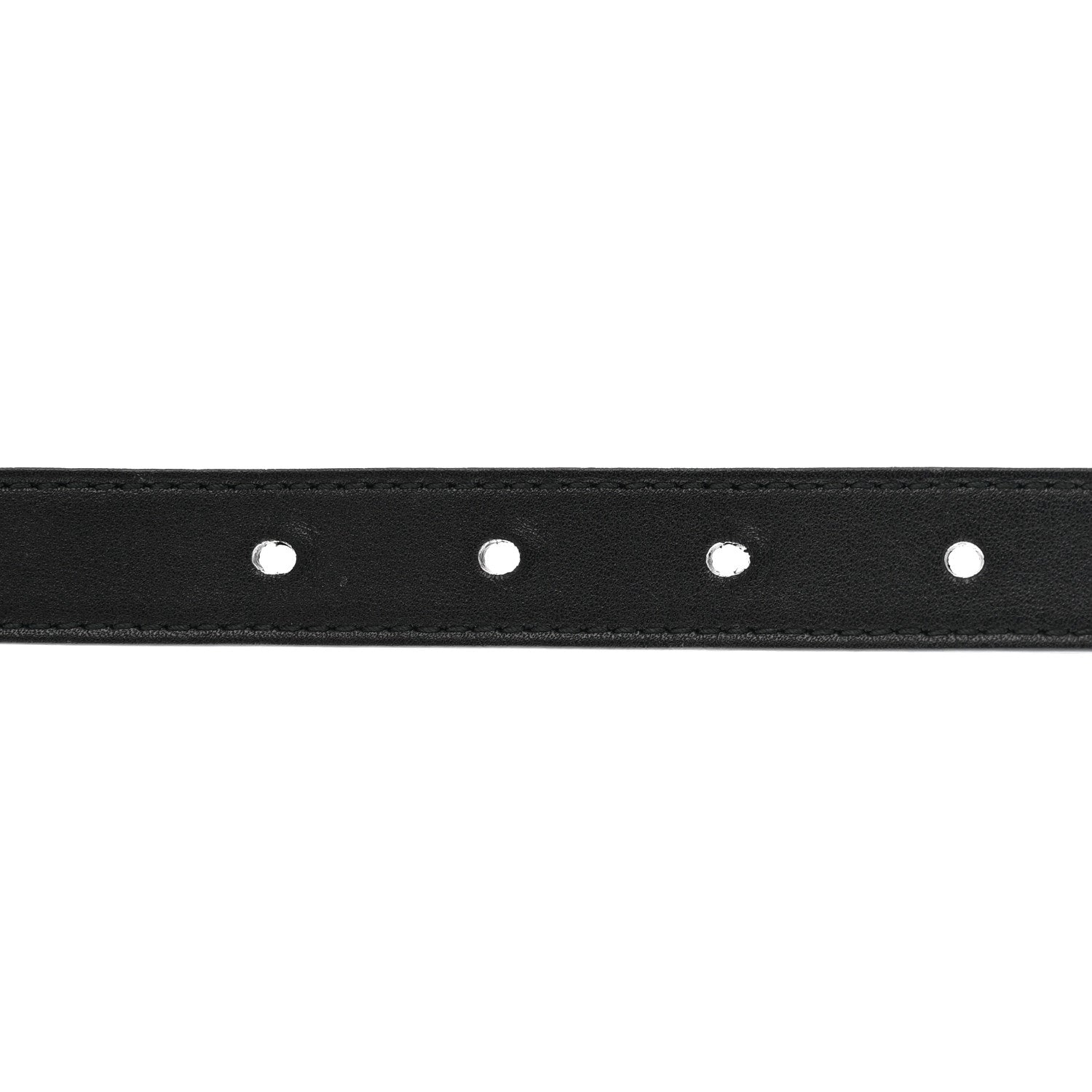 Gucci Calfskin Double G 20mm Belt 80 32 Black