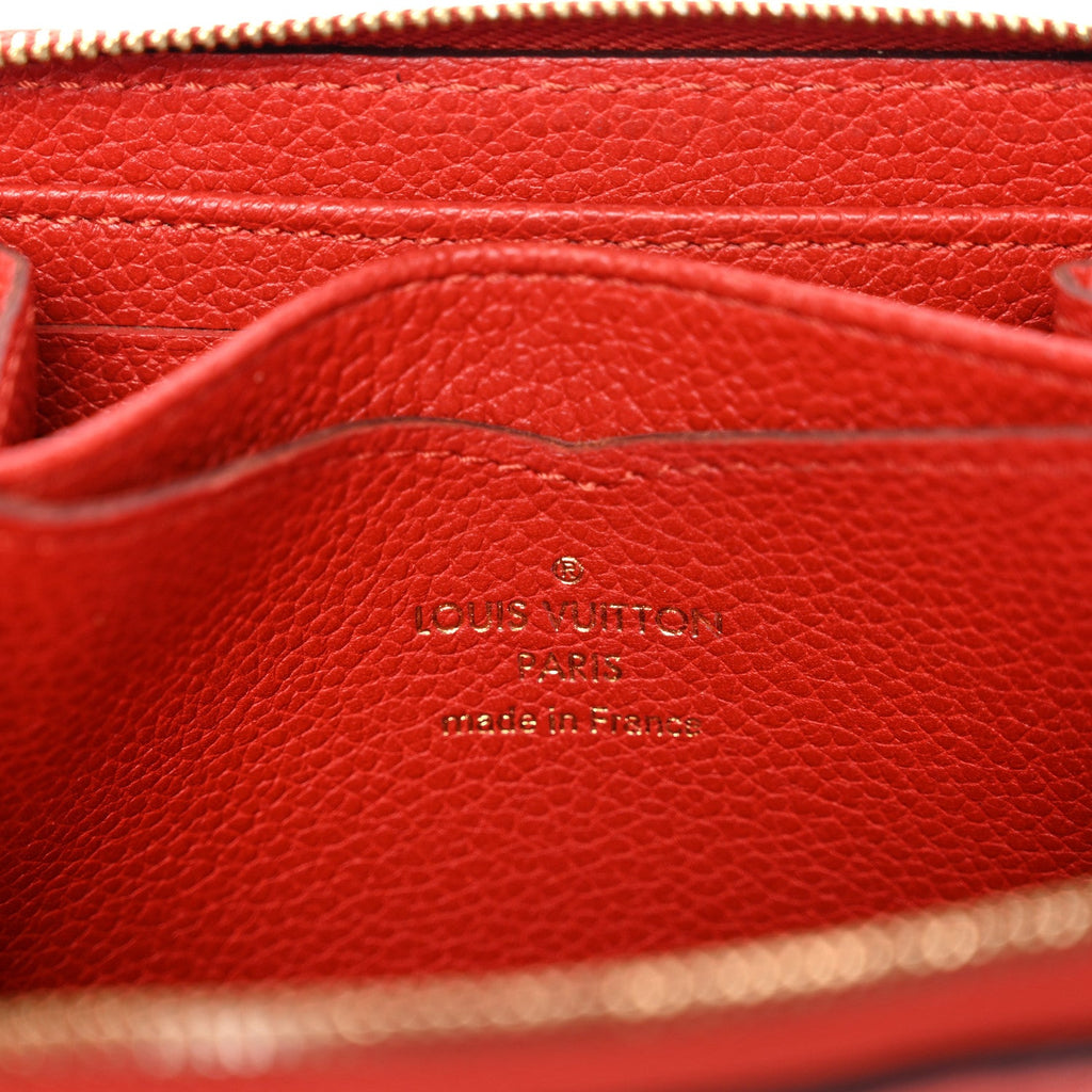 Louis Vuitton Empreinte Zippy Coin Purse Cherry