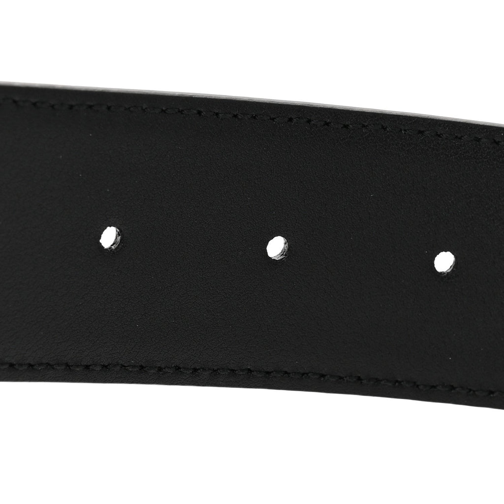 Gucci Plutone Calfskin Interlocking G 40mm Belt 85 34 Black