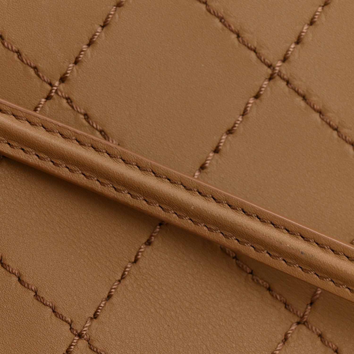 Chanel Calfskin Stitched CC Pocket Tote Beige