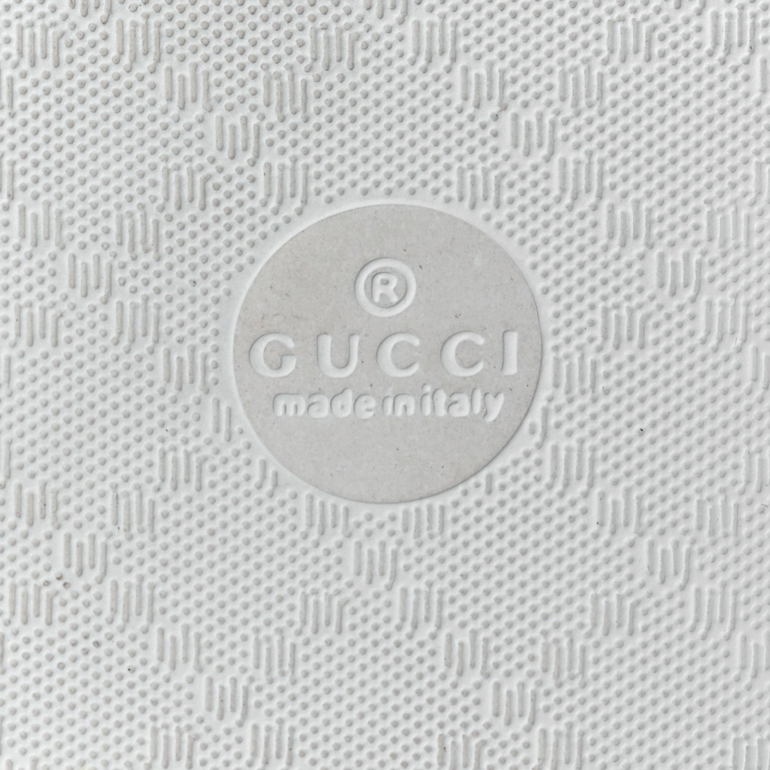 Gucci Nappa Miro Soft Calfskin Interlocking G Mens Slide Sandals 6 White Hibiscus Red